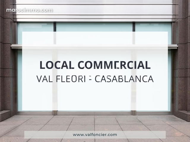 Local commercial 100m2 à la vente à Val Fleuri, Casablanca — Casablanca