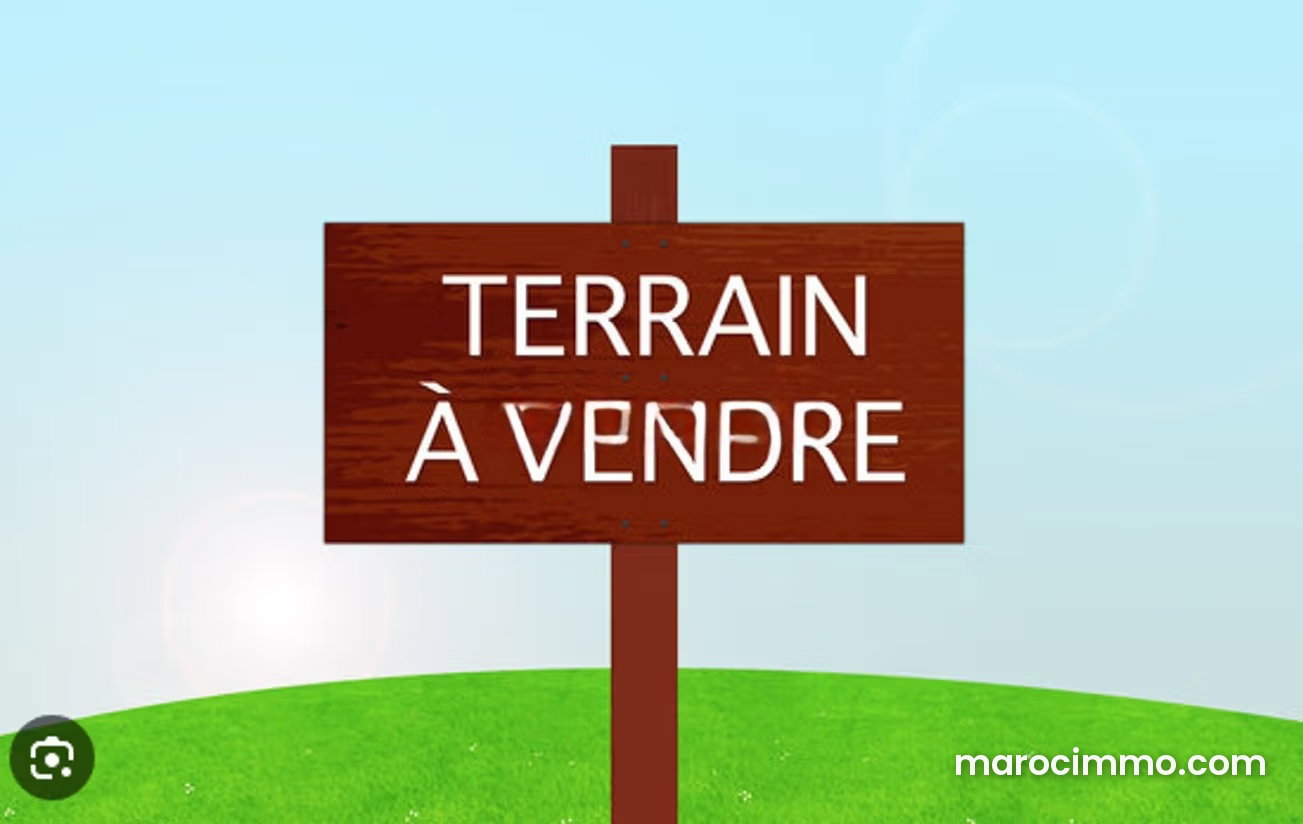 Terrain 550 m² Bouskoura centre, projet villa sur mesure — Bouskoura