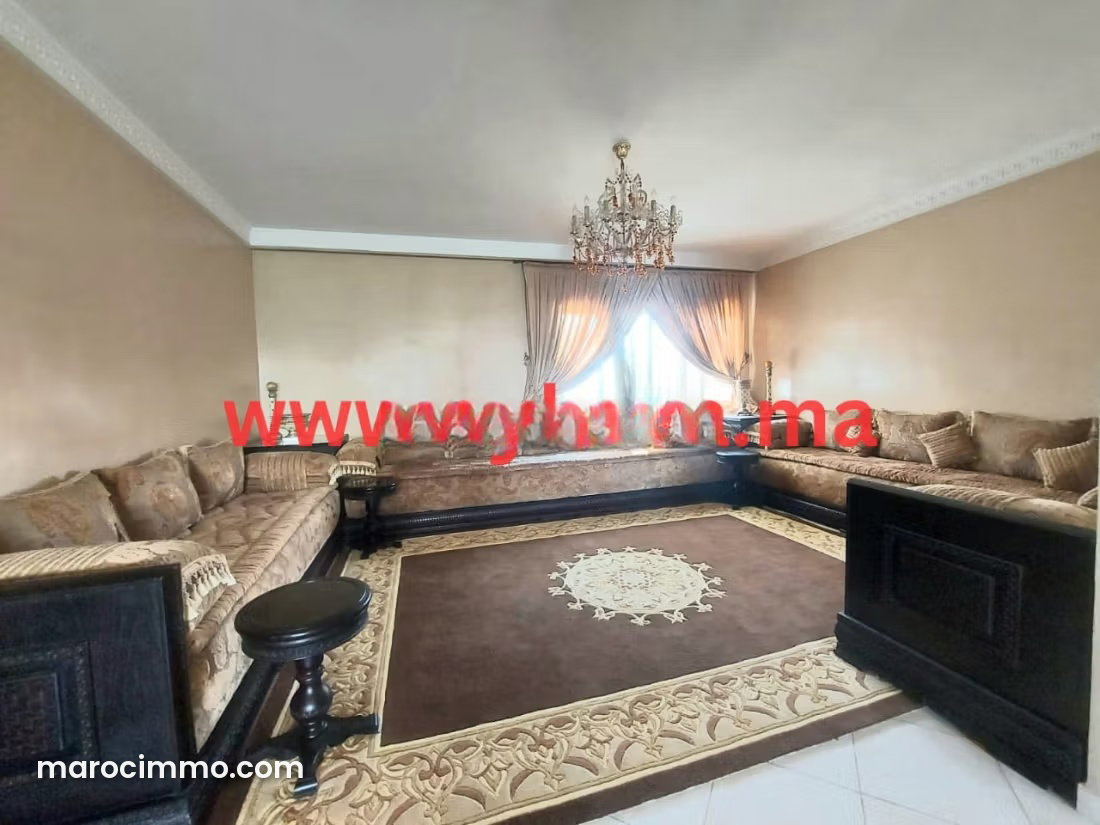 Furnished Apartment with Terrace in Riad Oulad Mtaa, Temara — Temara