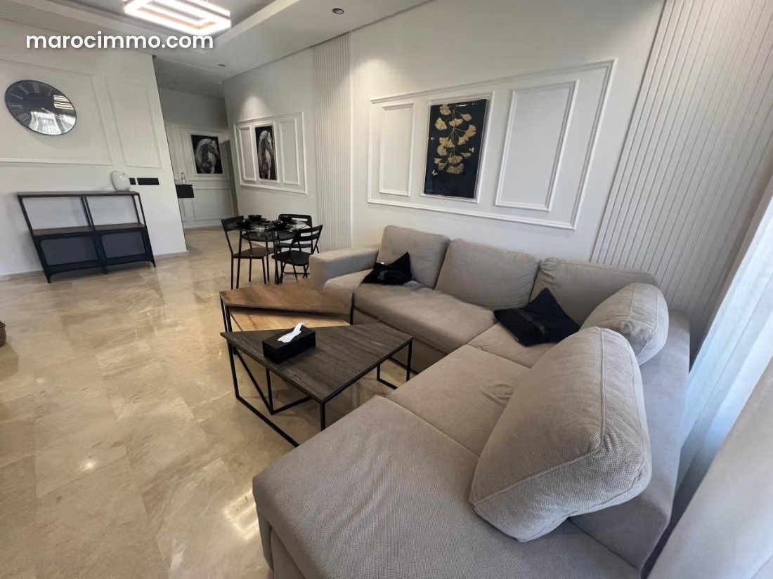 Appartement meublé avec terrasse et piscine à Ville Verte Bouskoura — Bouskoura