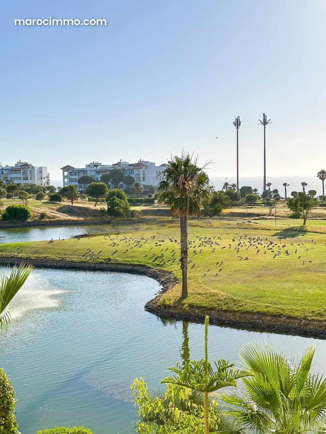 Appartement vue mer à vendre à Asilah, résidence avec piscines — Asilah