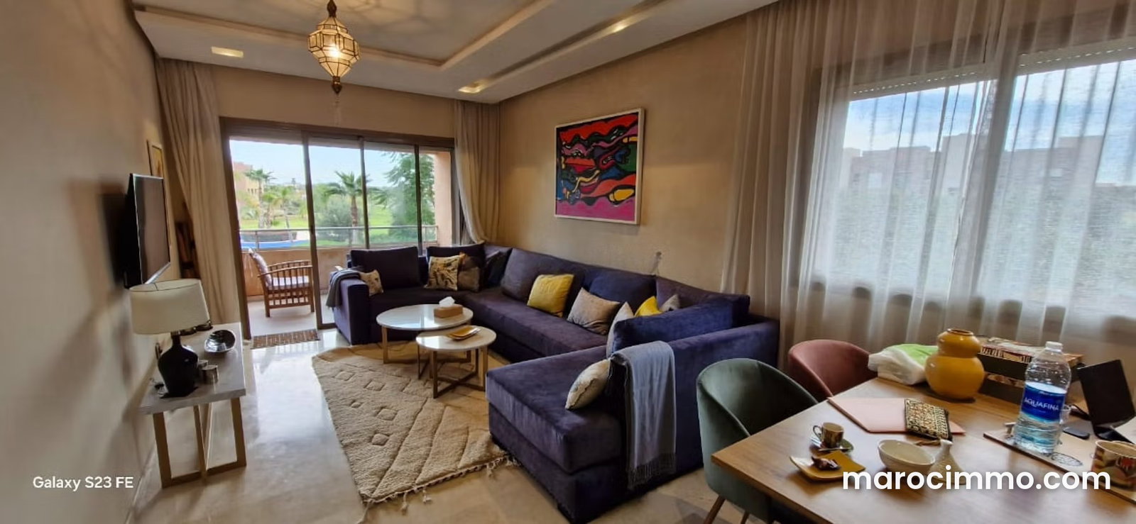 Furnished 75 sqm apartment with terrace and pool, Agdal, Marrakech — Marrakesh