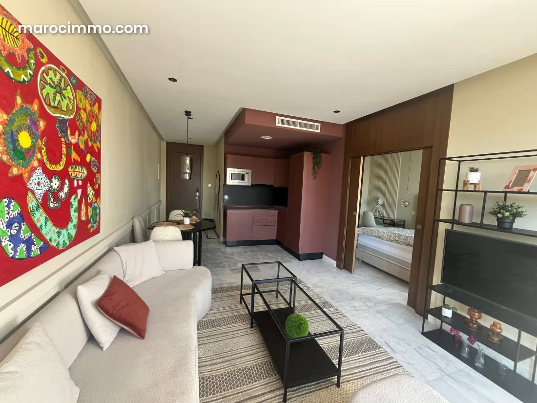 Furnished apartment for rent in Oasis, Casablanca, with terrace — Casablanca