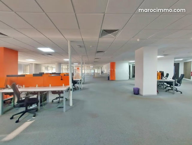 Location plateau bureau aménagé 510 m2 Sidi Maarouf, Casablanca — 2
