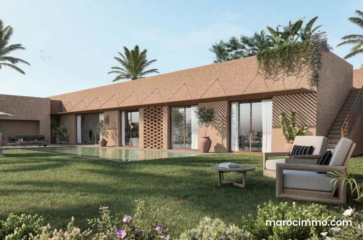 Villa neuve 250 m², 4 chambres avec piscine, Route d'Ourika — Marrakech