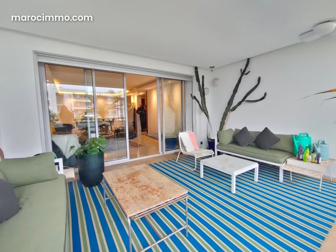Furnished 200 m² Apartment with Terrace in Aïn Diab, Casablanca — Casablanca
