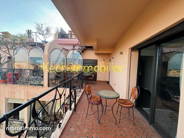 Joli appartement 1 chambre meublé avec grande terrasse — 5