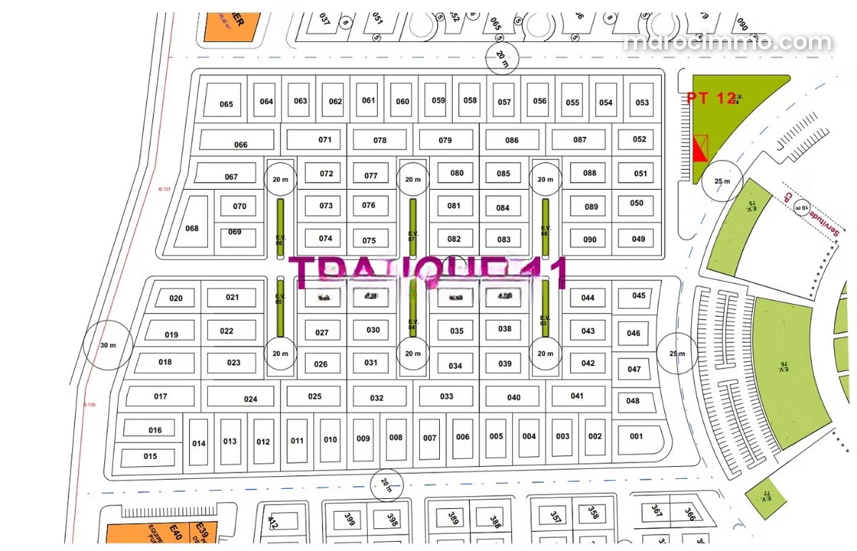 Lots de terrains de 600 m² à 900 m² VEPN24301