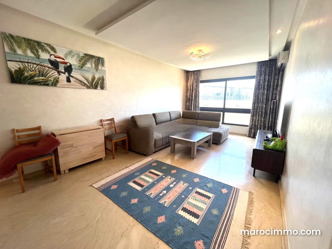 Furnished 74 sqm Apartment, 2 Bedrooms, Les Princesses, Casablanca — Casablanca