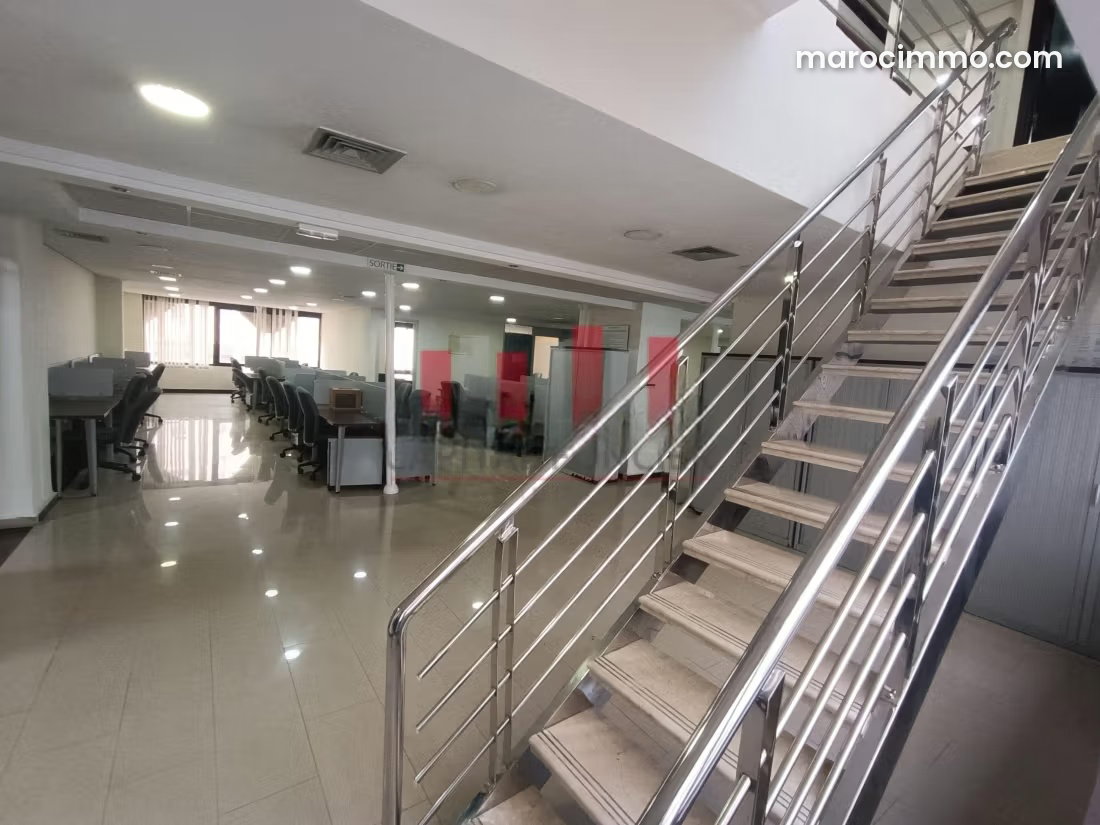 850 sqm Duplex Office, Casablanca Finance City, For Rent — Casablanca
