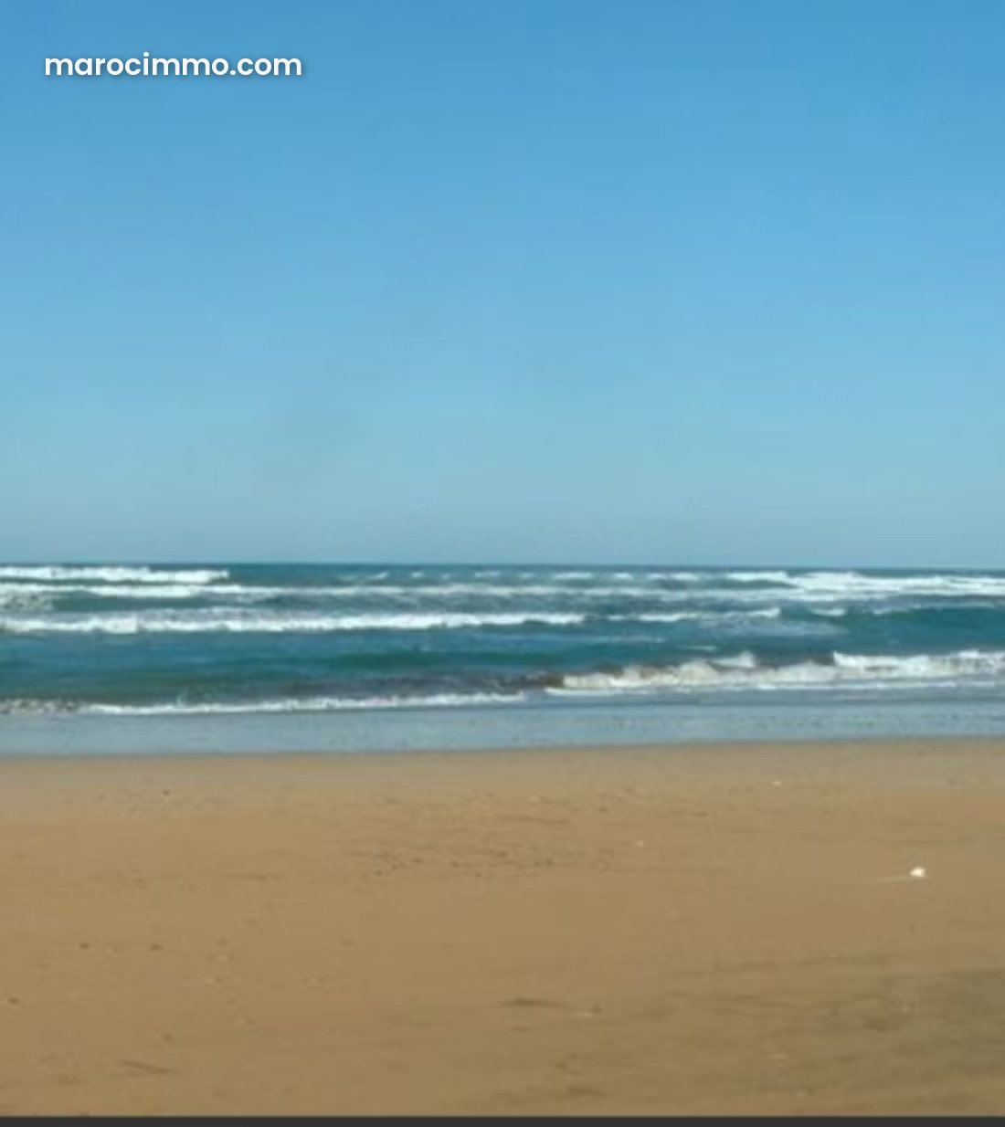 Terrain 405 m² à Bouznika face à la plage Oued Cherrat — Bouznika