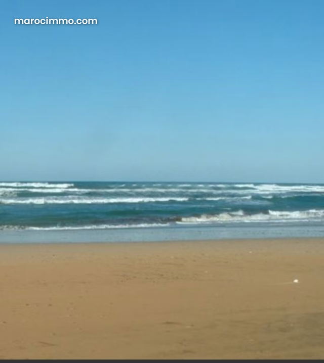 Vente terrain pour villa à la plage Oued Cherrat — Bouznika