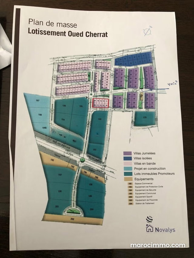 Vente terrain pour villa à la plage Oued Cherrat — 3