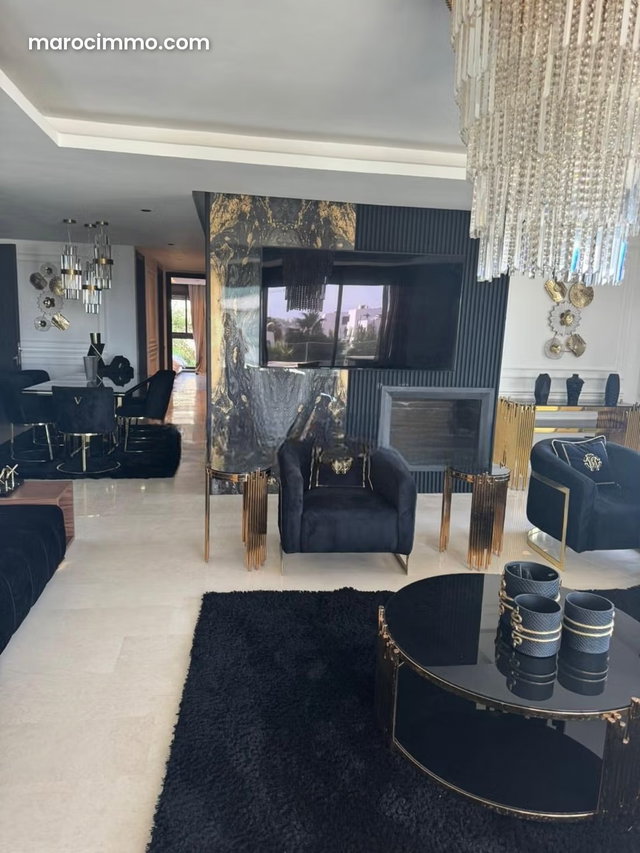 Top appartement meublé à louer à ain diab étage élevé — 4