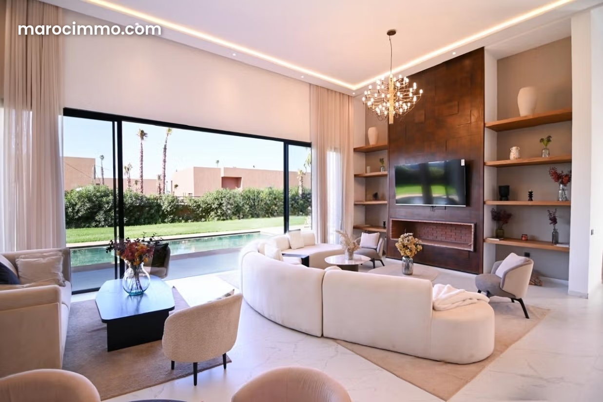 1,000 sqm Villa with Swimming Pool and Mountain Views, Amezmiz Road — Marrakesh