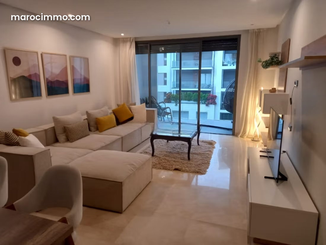 Furnished 140 m² Apartment, 2 Bedrooms, Souissi, Rabat — Rabat