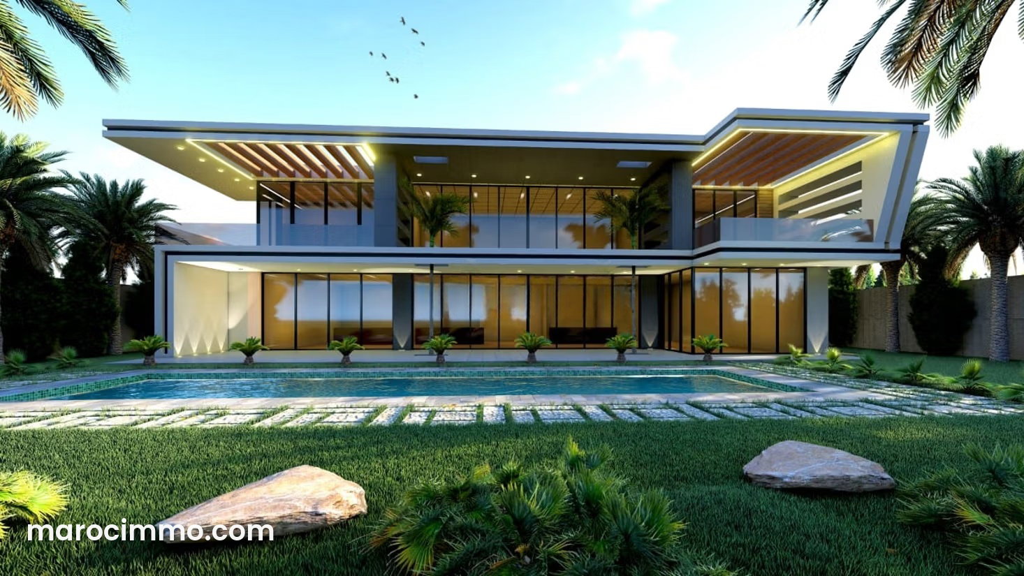 New 800 m² Villa on Amelkis Golf Course, Marrakech — Marrakesh