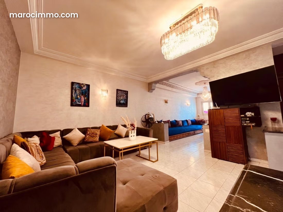 Appartement meublé 130 m² à louer à Agdal Rabat — Rabat