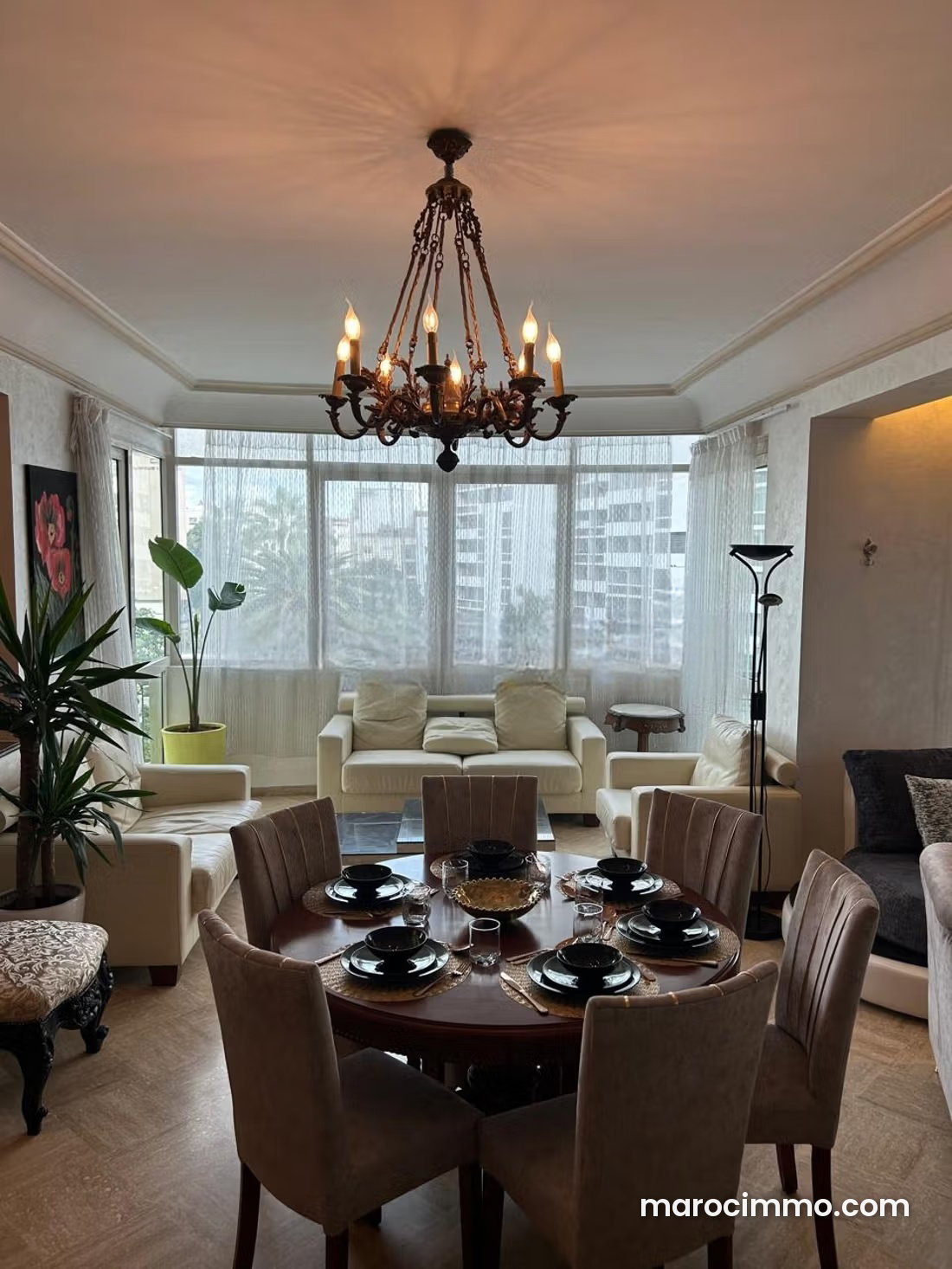 190 m² Apartment, 3 Bedrooms with Terrace, Maarif, Casablanca — Casablanca