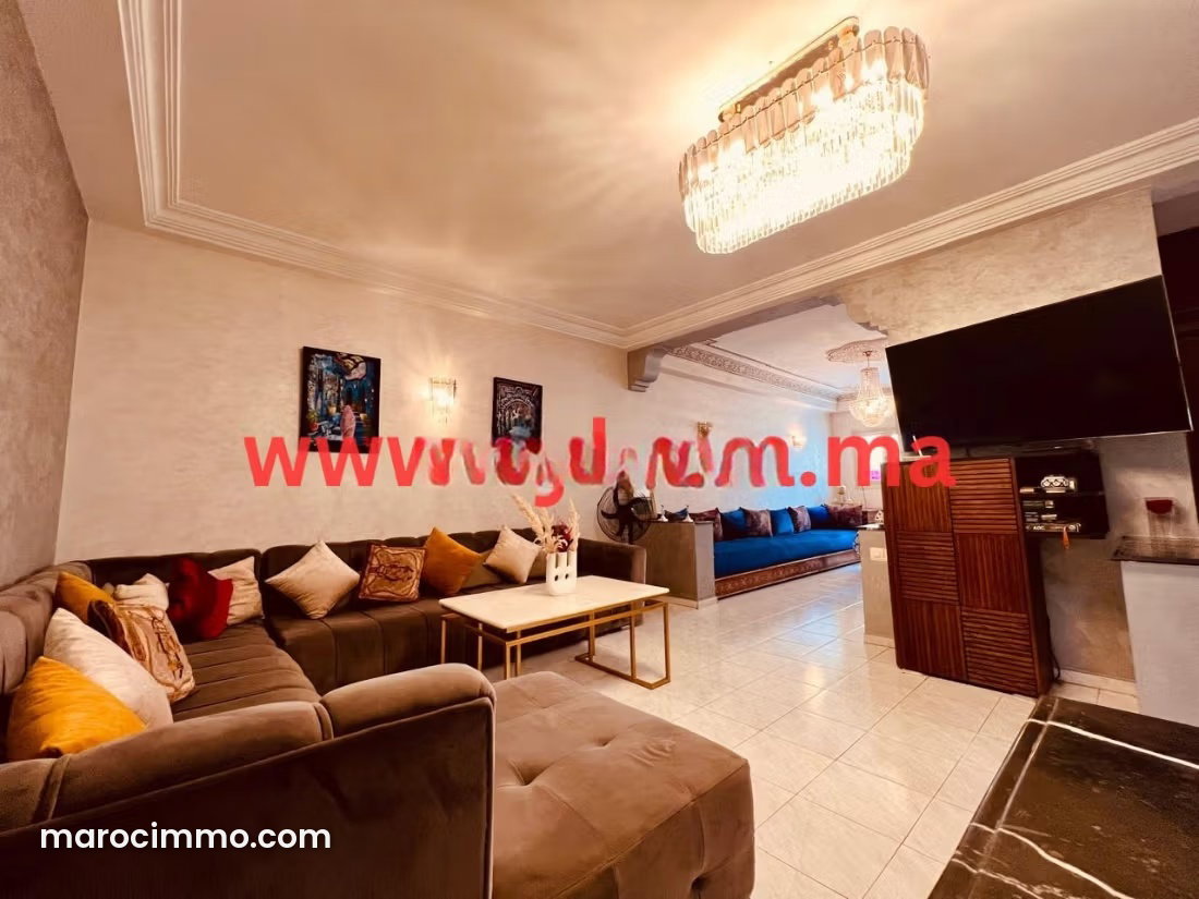 Furnished 130 sqm Apartment, 3 Bedrooms, Agdal, Rabat — Rabat