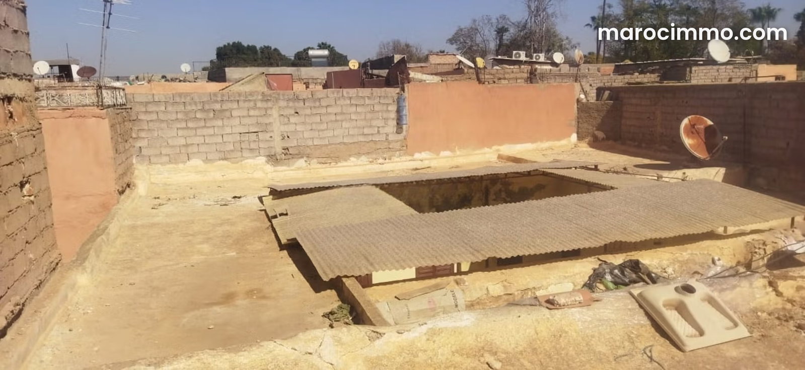 160 m² Riad to Renovate in Sidi Mimoun, Marrakech — Marrakesh