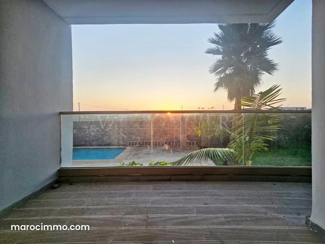 Appartement de standing avec belle terrasse à louer près du Morocco Mall — 3
