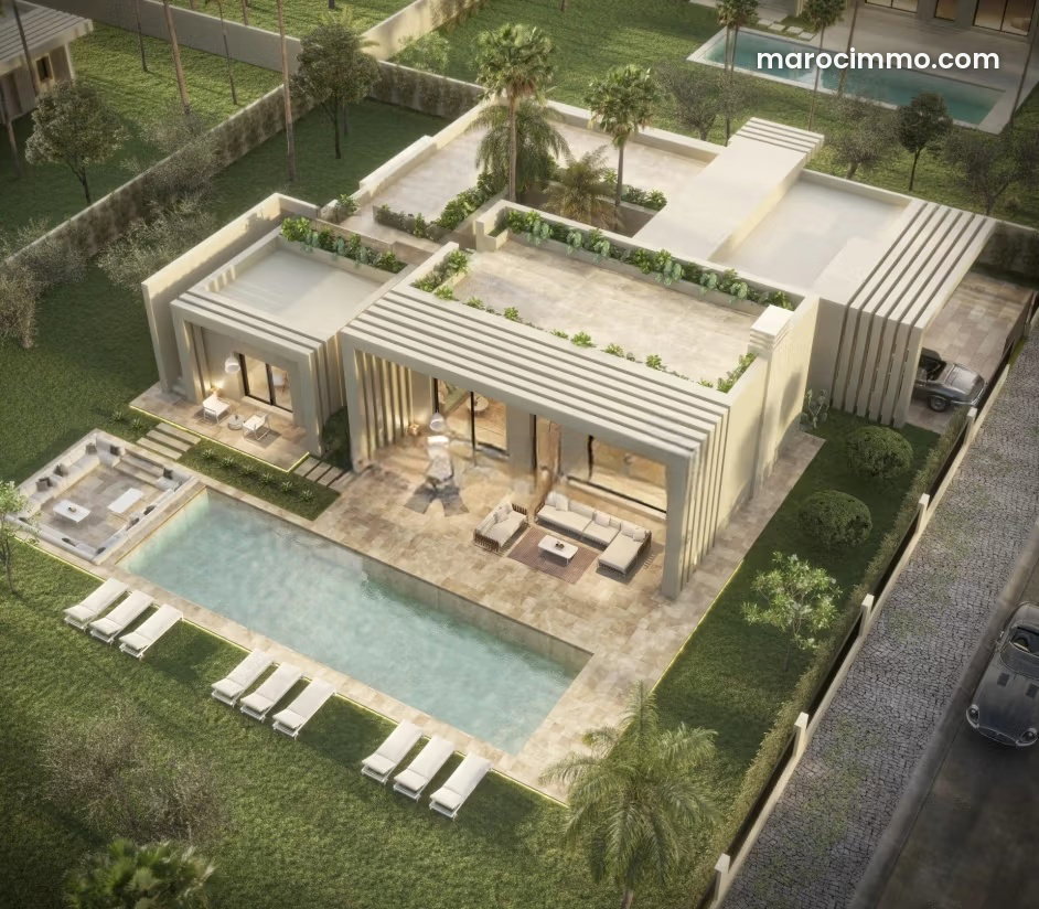 Villa 4 chambres à vendre, Route d'Ourika, Marrakech — Marrakech