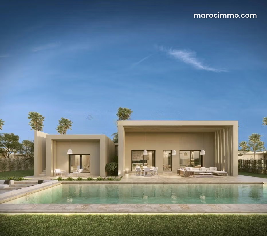 Villa neuve 236 m², 4 chambres avec piscine, Route d'Ourika Marrakech — Marrakech