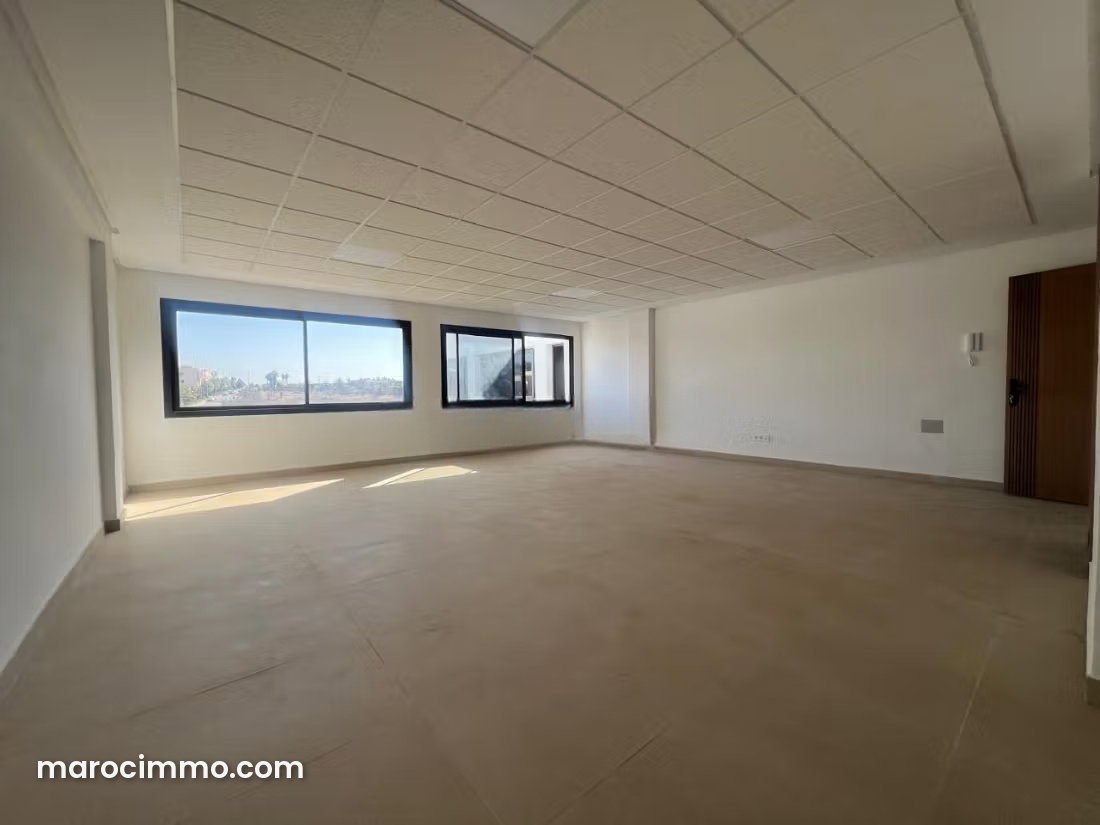 Air-conditioned 60 sqm office with terrace, Ville Verte Bouskoura — Bouskoura