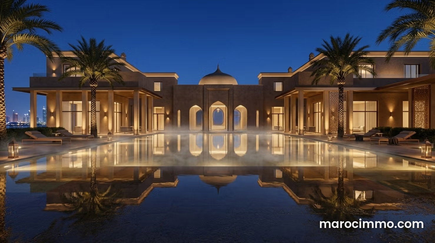 Villa palais 4500 m², domaine 2,5 ha, Route de Fès, Marrakech — Marrakesh