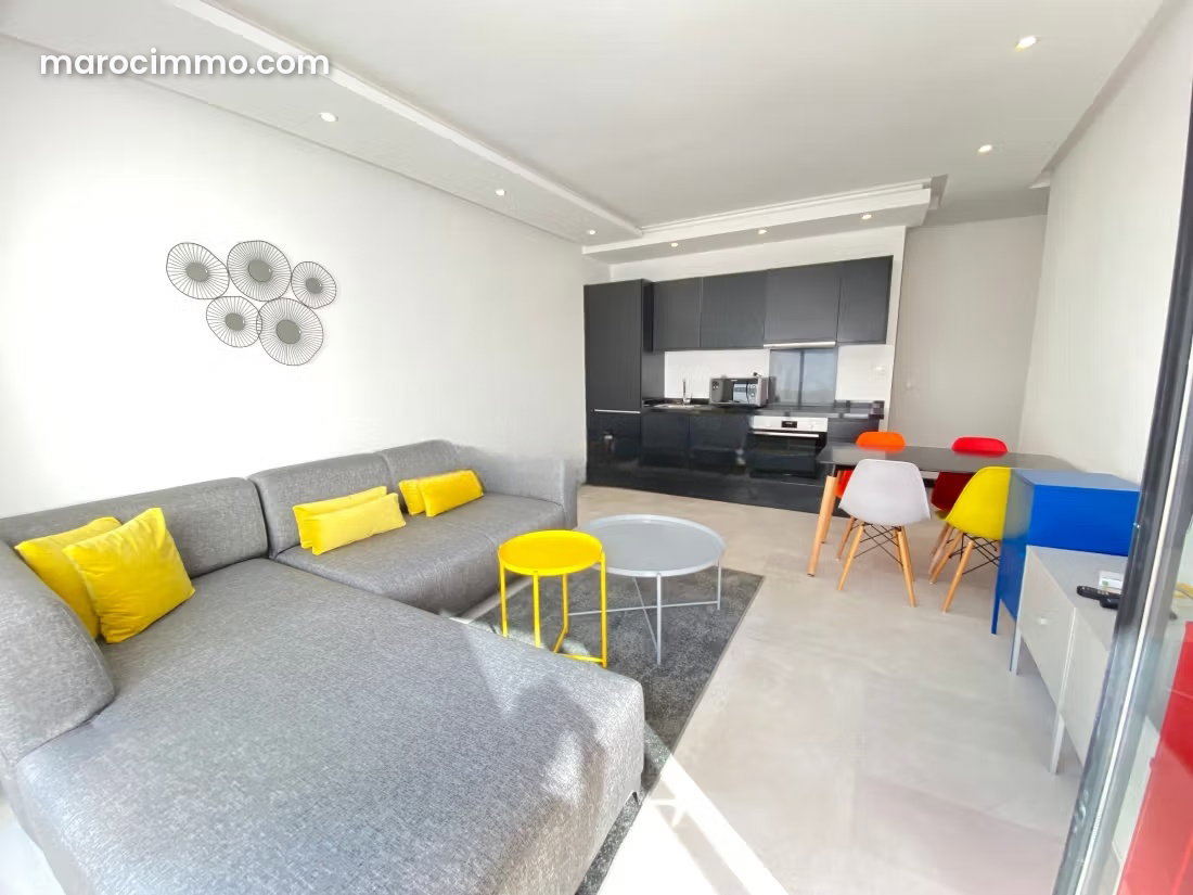 Furnished 60 sqm Apartment, Golden Triangle, Casablanca — Casablanca