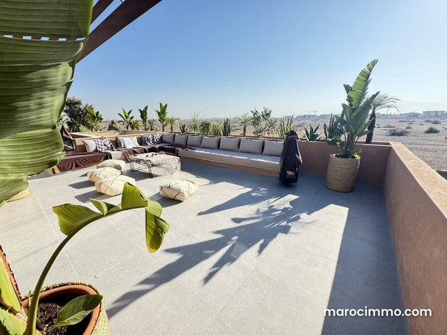 Luxury Villa for Sale – Golf Amelkis Marrakech, Heated Pool and Atlas View — 2