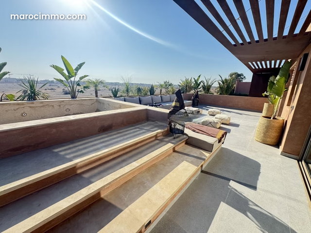 Luxury Villa for Sale – Golf Amelkis Marrakech, Heated Pool and Atlas View — 4