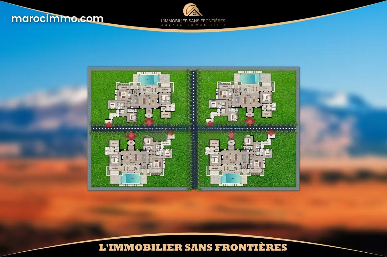 4-Hectare Plot on Route de Fès, Marrakech – Villa Development Project — Marrakesh