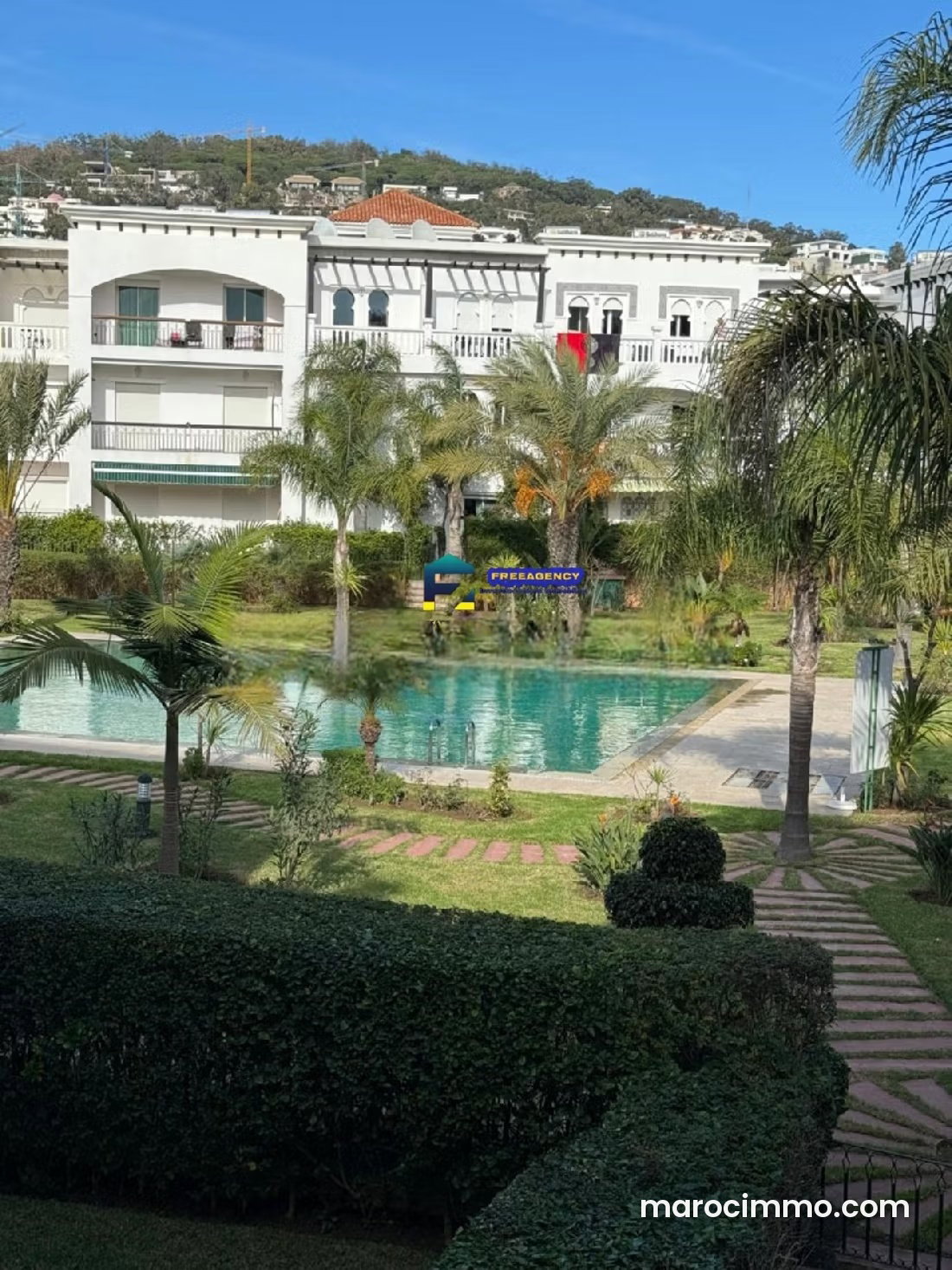 شقة فاخرة مع مسبح بجبيل كبير في طنجة — طنجة