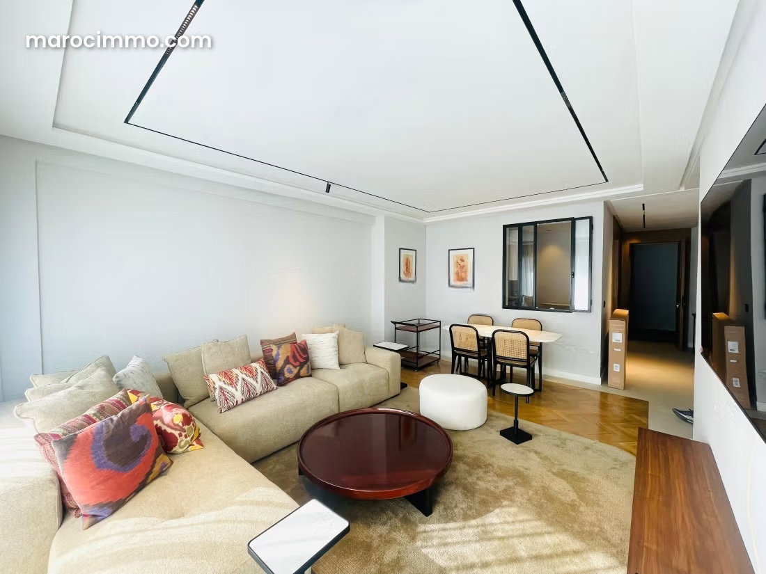 Furnished Apartment with Terrace for Rent in CIL, Casablanca — Casablanca