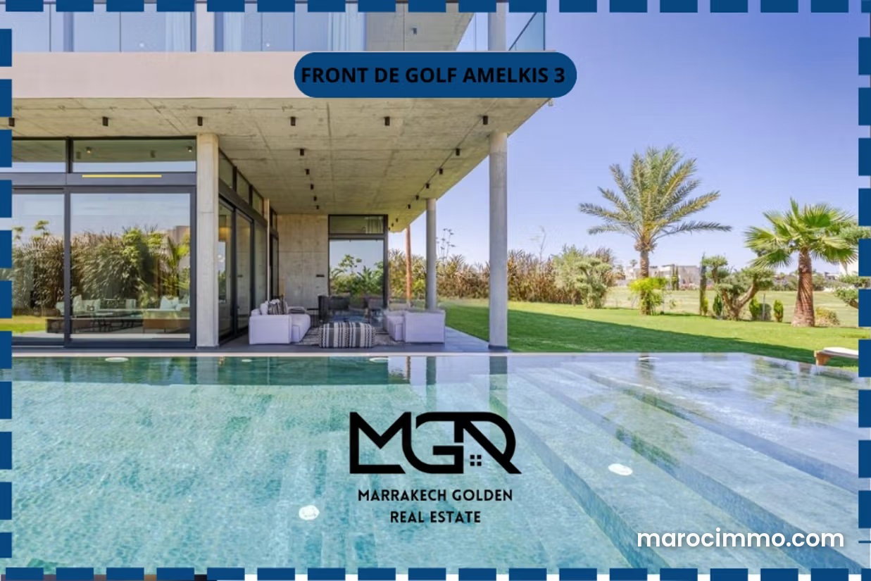 700 m² Villa Fronting the Golf Course, Amelkis, Marrakech — Marrakesh