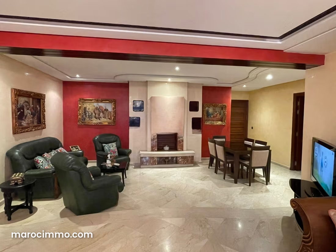 Appartement 125 m², 2 chambres meublé, Mozart, Tanger — Tanger