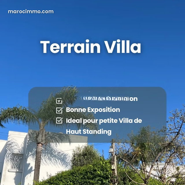 Terrain pour Villa unique au Val d’Anfa — 2