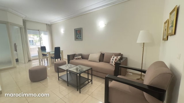 Joli appartement MEUBLÉ à louer, MAARIF extension — 2