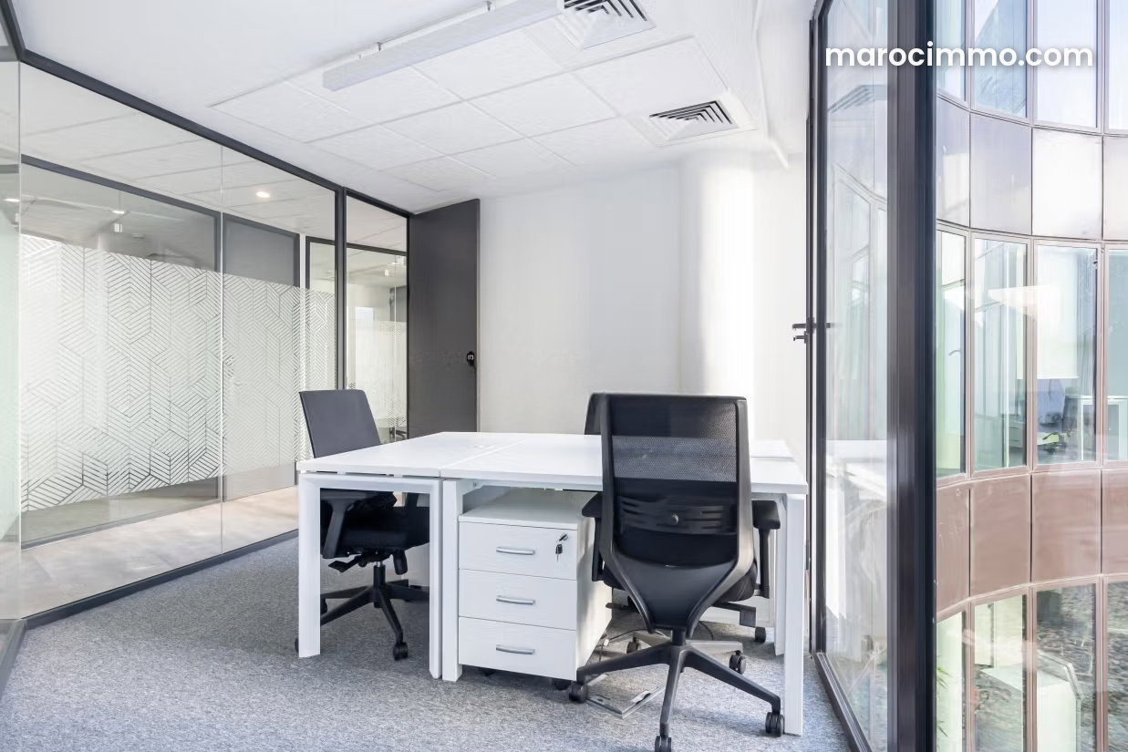 Furnished Office in Anfa, Casablanca, 24/7 Access and Services Included — Casablanca