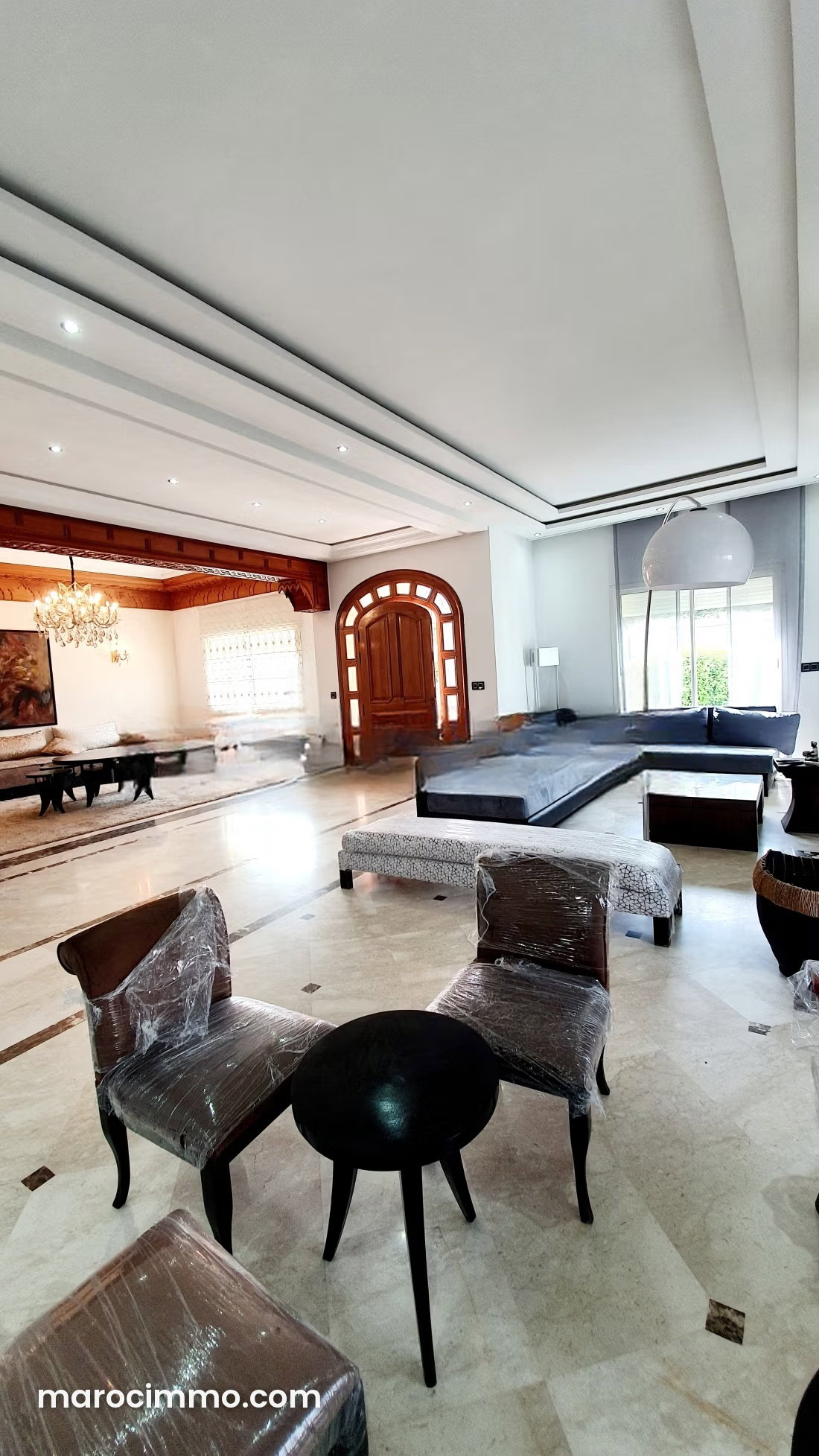Furnished 420 m² villa with garden and swimming pool, Aïn Diab, Casablanca — Casablanca