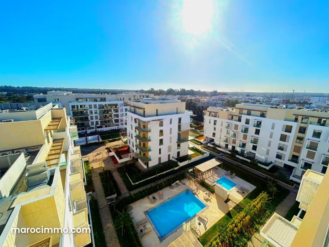 Furnished Apartment with Terrace in Souissi, Rabat — Rabat