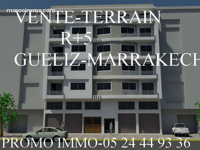 Offre de Terrain R5 à vendre – Gueliz marrakech — Marrakech