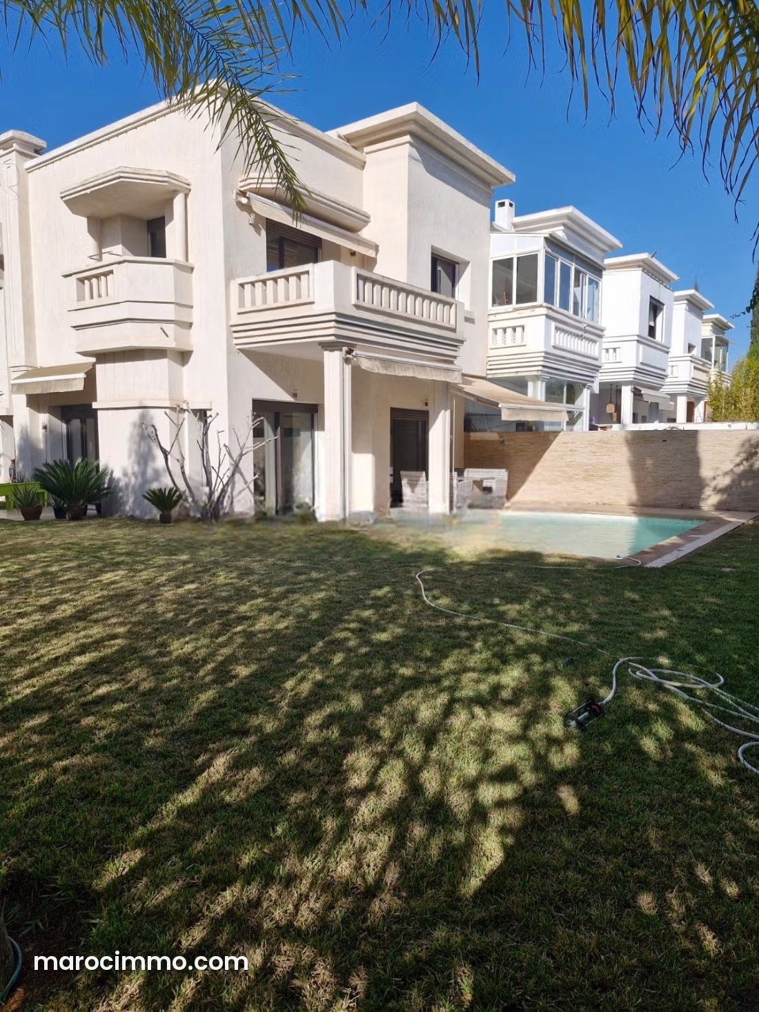 750 sqm Villa with Pool and Garden in Ville Verte, Bouskoura — Bouskoura