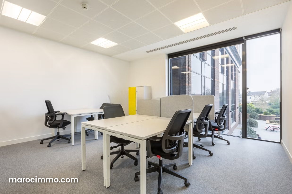 Bureau équipé à louer, Ville Verte, Bouskoura — Bouskoura
