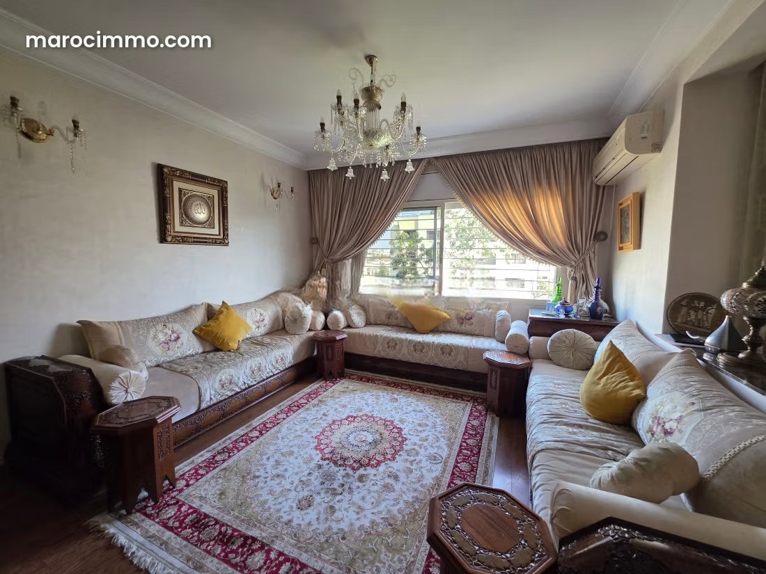 156 sqm Apartment, 3 Bedrooms, Unobstructed Views in Riyad, Rabat — Rabat