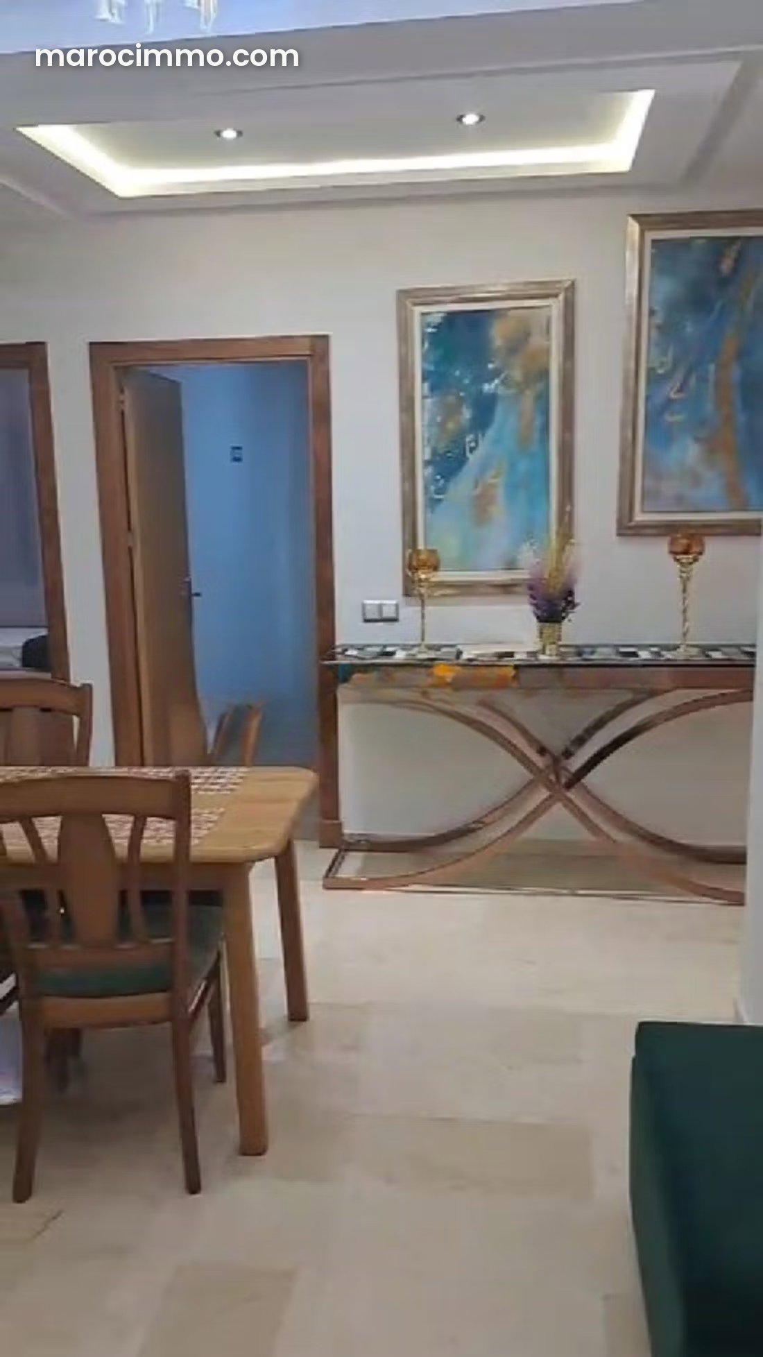 Furnished Apartment with Terrace on the 16th Floor in Tangier City Center — Tangier