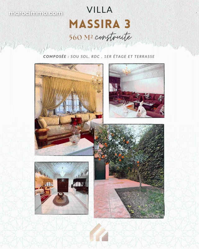 Villa familiale coup de cœur à vendre Massira 3 — 2