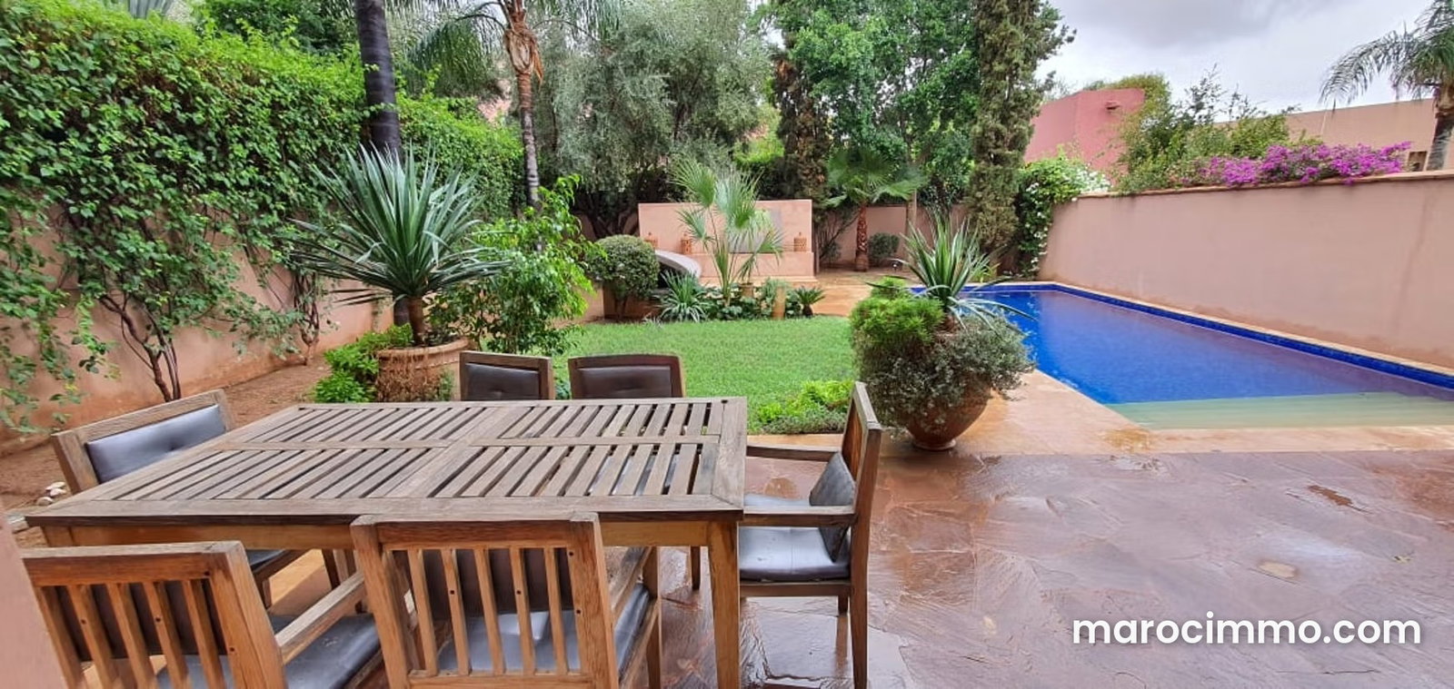 Furnished 600 m² Villa with Swimming Pool for Rent in Amelkis, Marrakech — Marrakesh
